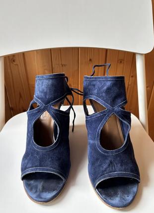 Босоніжки замшеві aquazzura 37р