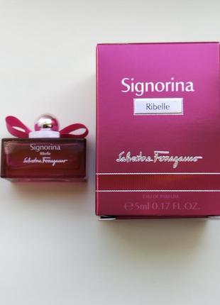 Парфюмированная вода salvatore ferragamo signorina ribelle