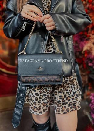 Шкіряна сумка coach , сумка coach klare bag