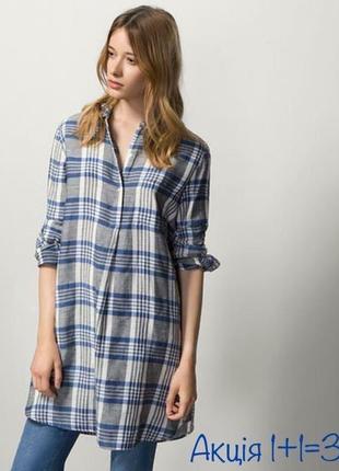 Сукня-сорочка massimo dutti бавовна-льон zara h&m