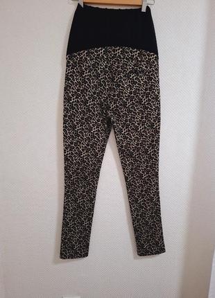 Лосины для беременных актуальный леопардовый принт брендовые sézane10 фото