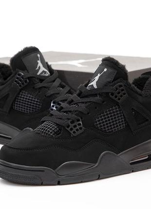 Зимние кроссовки nike air jordan 4 retro мех