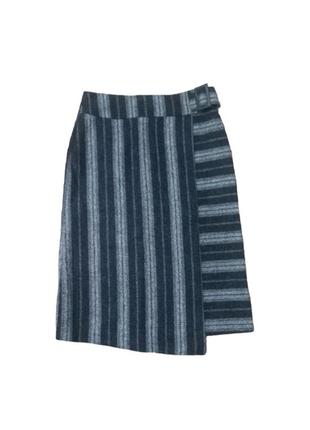 Юбка в полоску из шерсти laura ashley