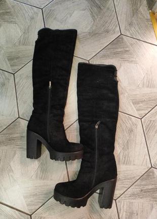 Сапоги ботфорды