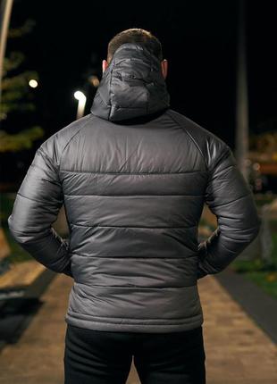 Куртка чоловіча nike сіра8 фото