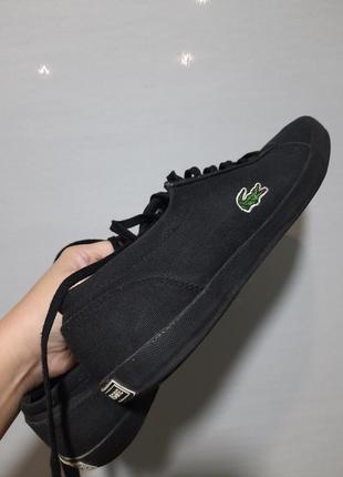 Кеды черные lacoste, 43