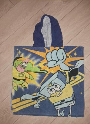 Полотенце-пончо детское