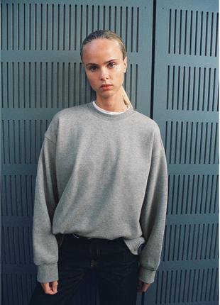 Світшот оверсайзного крою zara