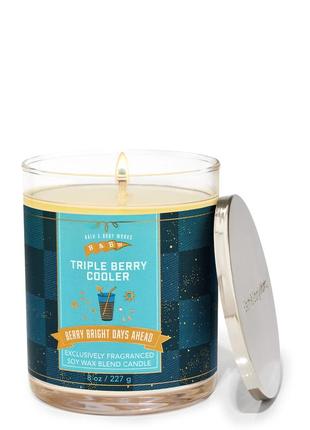 Ароматична свічка bath and body works triple berry cooler