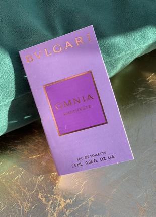 Тестер парфуму bvlgari omnia amethyste, 1.5мл