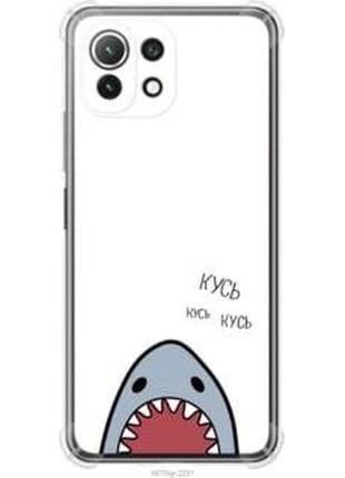Чехол на xiaomi mi 11 lite акула "4870sp-2281-5939"