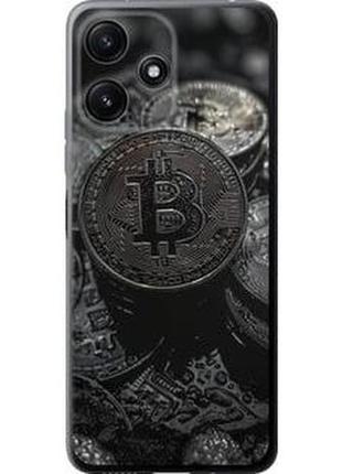 Чехол на xiaomi redmi 12 5g black bitcoin "6090u-3194-5939"
