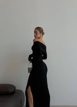 Сукня в рубчик