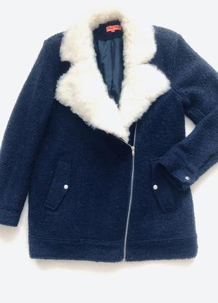 Теплая удлиненная куртка-косуха, куртка рубашка оверсайз, полупальто h&m