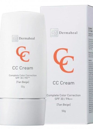 Dermaheal cc cream tan beige крем для лица тональный, 50 g