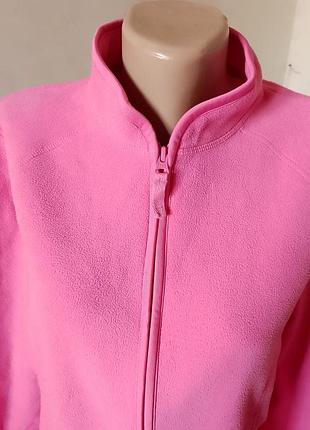 Кофта женская флисовая розовая. фліска жіноча.2 фото