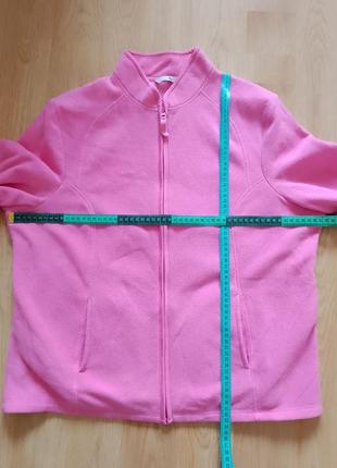 Кофта женская флисовая розовая. фліска жіноча.7 фото