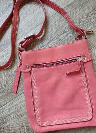 Сумка шкіряна з довгою ручкою ♥️