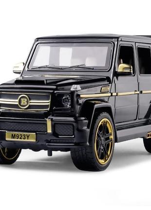 Коллекционная модель металлическая машинка внедорожник mercedes-benz g65 amg brabus 1:24