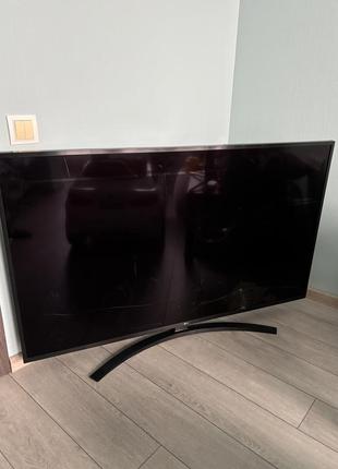 Телевизор на запчасти 55 дюймов экран разбита матрица lg 55um7450pla