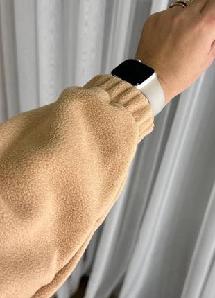 Тепленький флисовый костюм, стильного кроя🔥 спортивный костюм флис полар качество супер ♥️6 фото