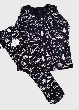 Костюм тоненький 12-18міс 80-86 см george в новорічному стилі