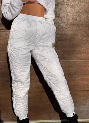 Утепленные женские брюки на синтепоне dk-234