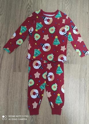 Новорічна піжама для дівчинки та хлопчика 🎄🎀