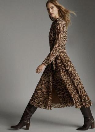 Леопардовая юбка massimo dutti s 2