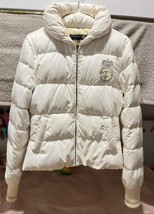 Натуральний пуховик куртка just cavalli