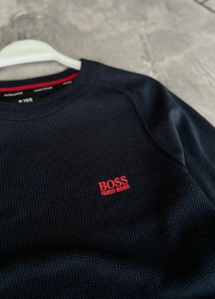 Свитер hugo boss мужской темно-синий3 фото