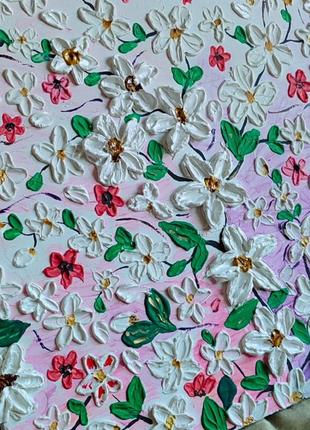 Картина 40х40 из текстурной пасты