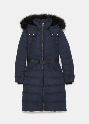 Пуховый  анорак zara оригинал