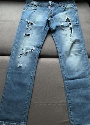 Мужские джинсы dsquared как armani jeans и calvin klein и zara