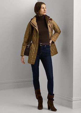 Ralph lauren original. стьобана подовжена куртка рм