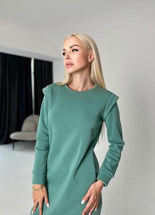 Тепла жіноча сукня 5