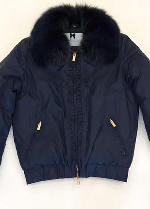Стильний пуховик blumarine, оригінал, розмір s-m