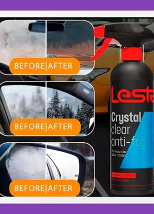 Ефективний спрей проти запотівання скла та дзеркал crystal clear anti-fog 250 ml