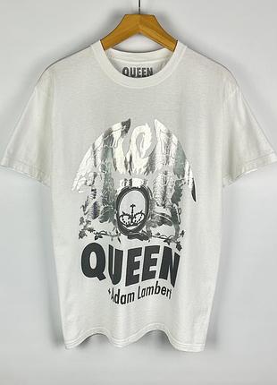 Queen+adam lambert туровая рок мерч футболка квин