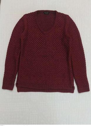 Джемпер от massimo dutti, бургунди