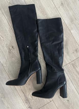 Чоботи високі чоботи  zara