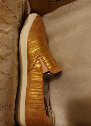 Женские слипоны mark nason 40 41 кожа мокасины туфли