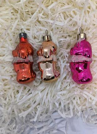 Игрушка на елку сср собачка набор украшение на елку сср