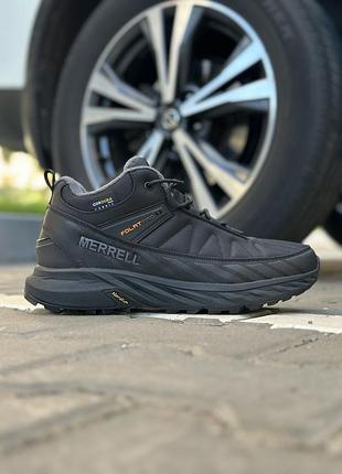 Кроссовки merrell float pro black orange10 фото