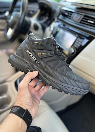 Кроссовки merrell float pro black orange2 фото