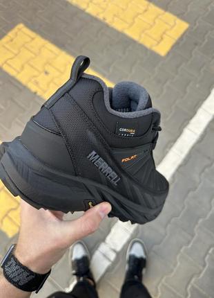 Кроссовки merrell float pro black orange3 фото