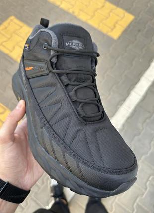 Кроссовки merrell float pro black orange8 фото