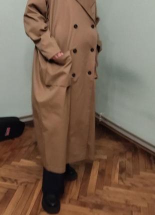 Плащ-тренч oversize zara