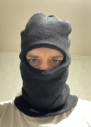 Балаклава thinsulate зимняя теплая шапка с горлом горловик бафф under armour снуд баф шарф повседневный nike мото подшлемник bike racing moto