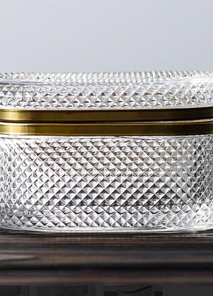 Стеклянный ящик для украшений, 13,5 см